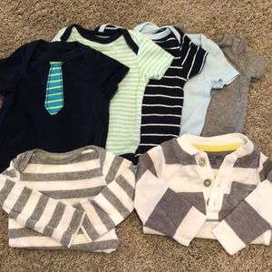 Newborn onsie bodysuit bundle short long sleeve